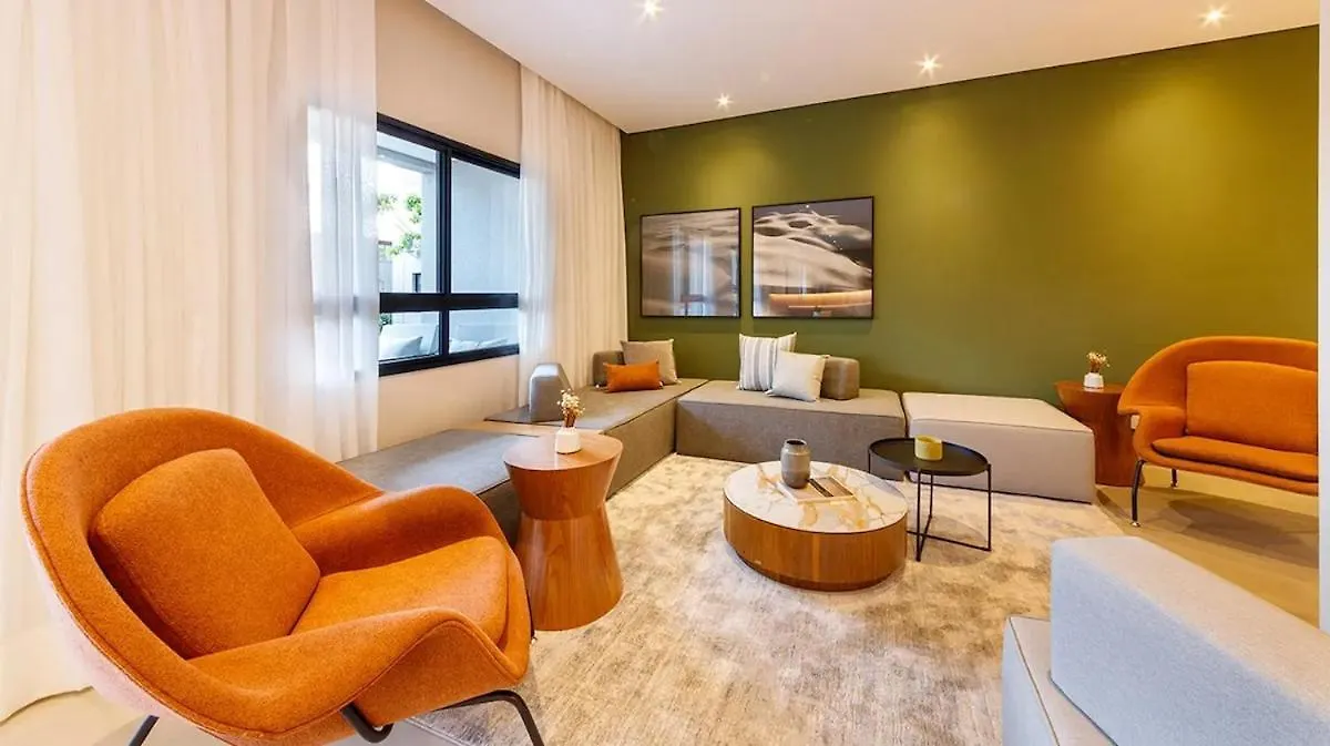 Apartment New Studio Aeroporto Congonhas Noise-Reducing Window Sao Paulo Brazil