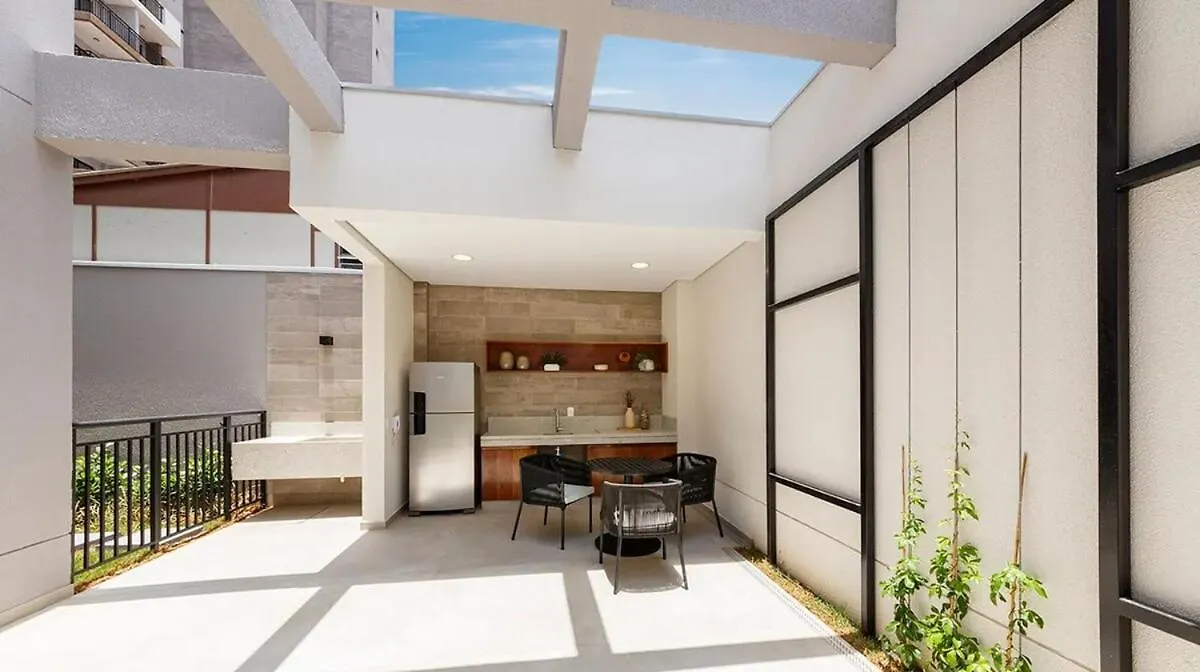 New Studio Aeroporto Congonhas Noise-Reducing Window Sao Paulo Apartment